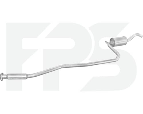 Глушник Посередені Ford Fiesta 1989-1996, 6188113