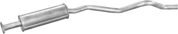Глушник Посередені Opel Kadett 1985-1991, 85094, 852094, 852272, 90231612, 90399059