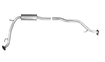 Глушник Посередені Honda Jazz 2001-2005, 18220SAA003, 18220SAA013, 18220SAA023, 18220SENP03