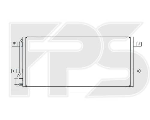 Радіатор кондиціонера Volkswagen Transporter 1990-2003, 701820413K, 7D0820413B