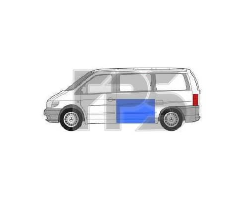 Ремчастина Металева Передня Ліва Mercedes-Benz V-Class 1996-2002