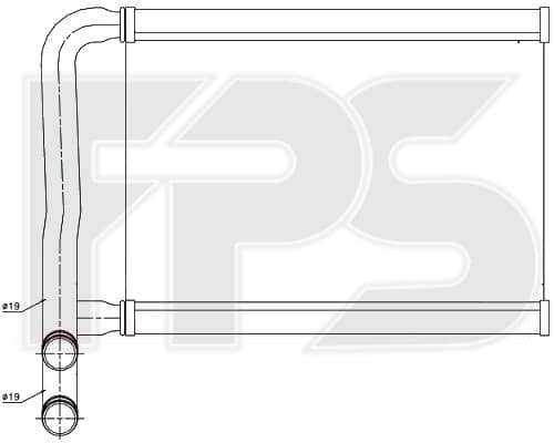 Радіатор Пічки Hyundai Accent 2006-2010, 971381E000, 971381E001