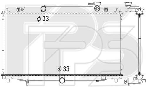 Радіатор Охолодження Mazda 6 2012-2016, PE1115200, PE1115200A, PE1115200B, PE1615200