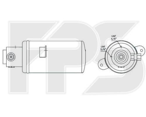 Осушувач Кондиціонера Mercedes-Benz S-Class 1991-1998, 1408300083, 1408300183, A1408300083, A1408300183