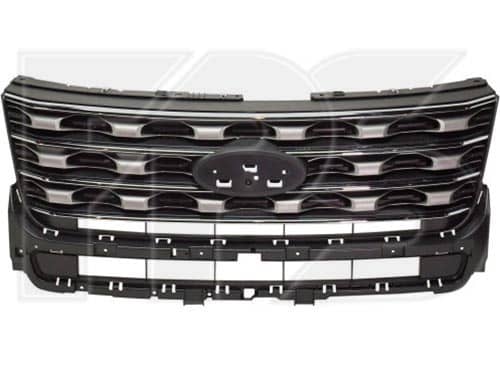 Решітка Пластикова Передня Права Ford Explorer 2016-2019