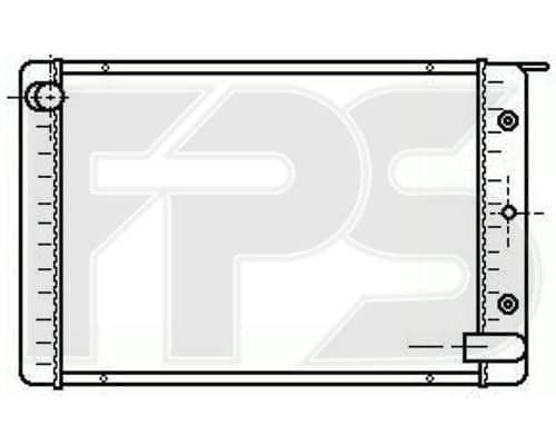 Радіатор Охолодження Volvo 940 1990-1996, 1328376, 5002256, 5002257, 5002259, 5003594, 5003676, 6842458, 8251698, 8602257, 8603676, 8603903