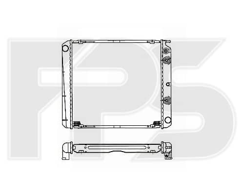Радіатор Охолодження Volvo 740 1984-1994, 1219829, 1266050, 1266052, 1274048, 1274052, 1336169, 1346016, 1346994, 1378592, 1378869, 3514327, 463025, 463027, 5001334, 5001906, 5003006, 50030063, 8601124, 86011269, 8601334, 8601906, 8603006, 8603895, 8603910, 9142701, 9142704