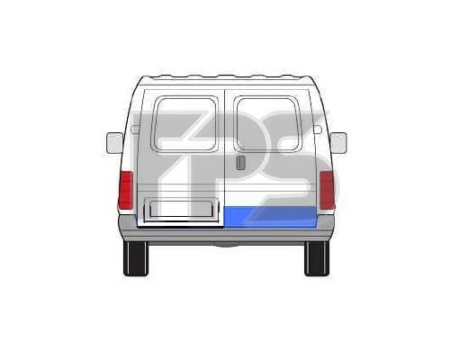 Ремчастина Металева Задня Права Ford Transit 1986-1991