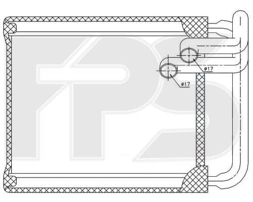 Радіатор Пічки Hyundai i30 2007-2012, 971382L000