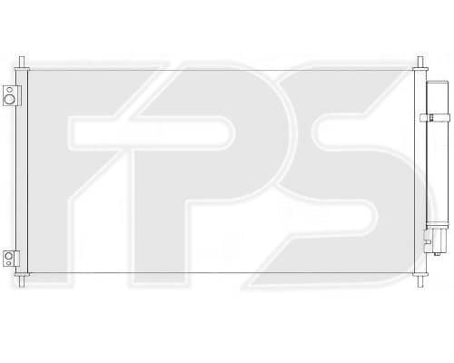 Радіатор кондиціонера Honda Accord 2008-2012, 80110TA0A01