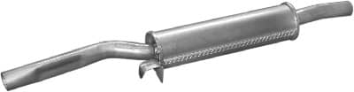 Глушник Посередені Volkswagen Polo 1991-1994, 867253209A, 867253209E, 867253209F, 867253209G