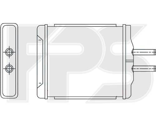 Радіатор Пічки Chevrolet Epica 2006-2011, 96327370, 96472174, P96327370