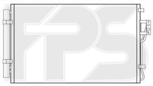 Радіатор кондиціонера Hyundai Santa FE 2009-2012, 976061U100, 976061U100AS
