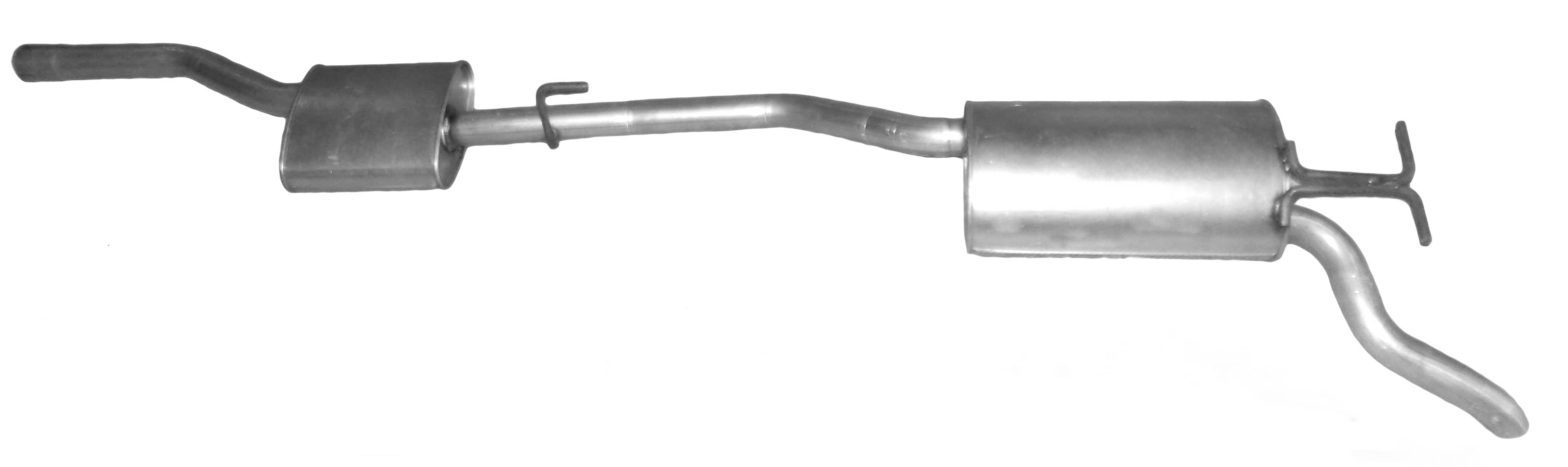 Глушник Посередені Mercedes-Benz E-Class 1995-1999, 210 490 12 21, 210 490 18 21