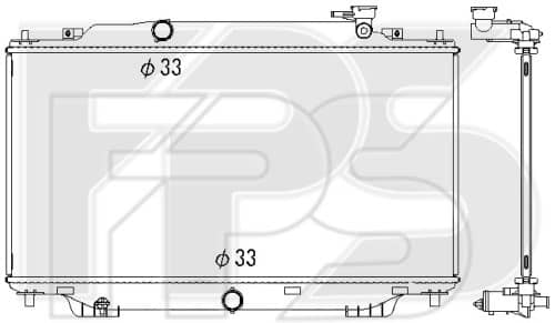Радіатор Охолодження Mazda 3 2013-2016, PE2015200