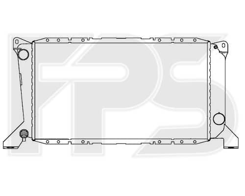Радіатор Охолодження Ford Transit 1995-2000, 1671828, 7045715, 7242486, 92VB8005HA, 94VB8005HB, 94VB8005HC, ME94VB8005HB