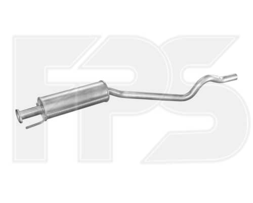 Глушник Посередені Opel Astra 1991-1997, 5852851, 5852919, 5852986, 852906, 90352301, 90501101