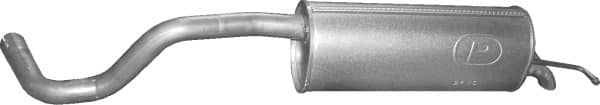 Глушник Задній Skoda Roomster 2007-2010, 6Q7253609D