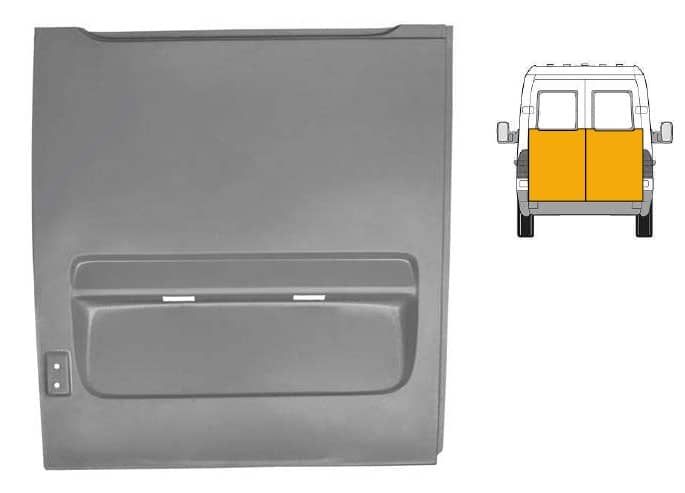Ремчастина Металева Задня Ліва Mercedes-Benz Sprinter 1995-2000