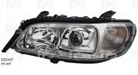 Фара Передня Передня Ліва Opel Omega 1999-2003, 9193411, 09193411, 1207164, 1216073, 1216344, 1216395, 9117185, 9193417