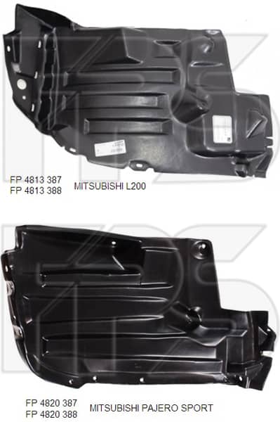 Підкрилок Передній Лівий Mitsubishi L200 2005-2015