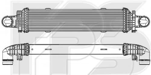 Радіатор Наддуву Mercedes-Benz E-Class 2009-2012, 2045000200, A2045000200