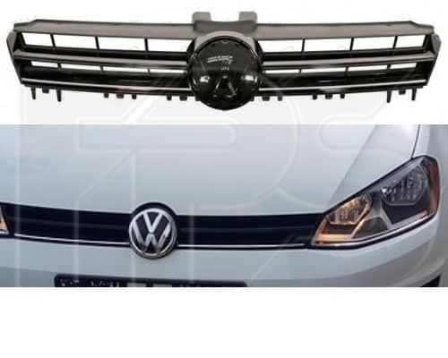 Решітка Пластикова Передня Права Volkswagen Golf 2013-2017