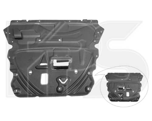 Ремчастина Пластикова Передня Права Ford Escape 2023+
