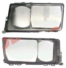 Скло Фари Переднє Праве Mercedes-Benz 190 1982-1993, 002 826 8590, A 002 826 8590