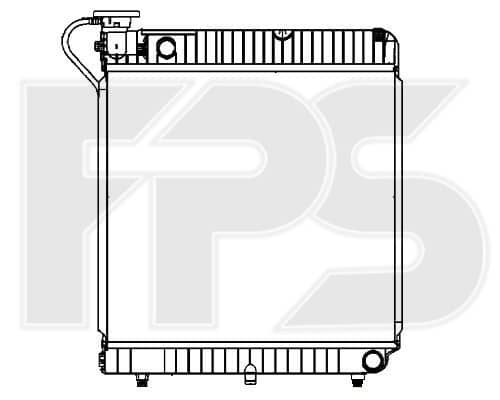 Радіатор Охолодження Mercedes-Benz 207-410 1977-1995, 6015005103, 6015005203, 6015005303, 6015006403, 6015006503, 6015006603, 6015006803, 6015006903, 6015007003, 6015007503, 6015007803, 6015008103, 6015008403, 6015008503, A0005001003, A6015005103, A6015005203, A6015005303, A6015006403, A6015006503, A6015006603, A6015006803, A6015006903, A6015007003, A6015007403, A6015007503, A6015007803, A6015008103, A6015008403, A6015008503