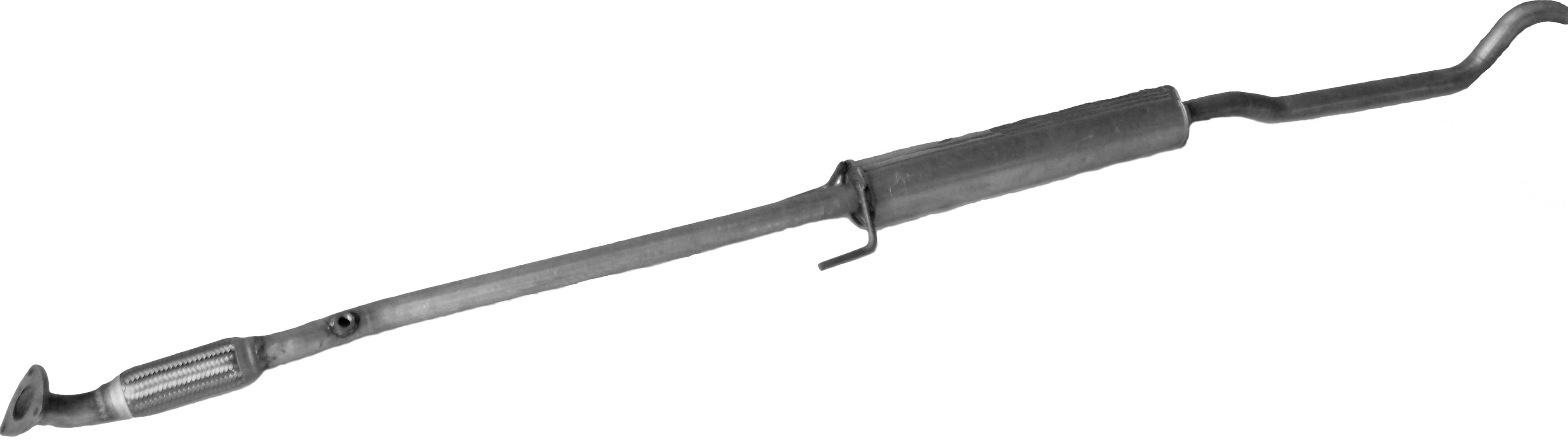 Глушник Посередені Opel Corsa 2001-2003, 5852127, 5852231, 5852277, 5852483, 5852484, 9129946, 13126159, 13139864, 13204580, 13204581