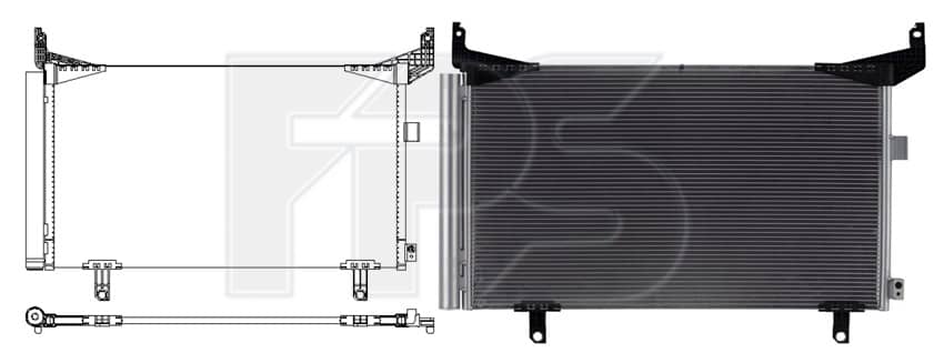 Радіатор кондиціонера Subaru Forester 2021-2024, 73210SJ000, 73210VC000