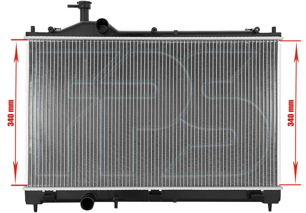 Радіатор Охолодження Mitsubishi Outlander 2012-2015, 1350A601, 1350A602, 1350A825, 1350A940