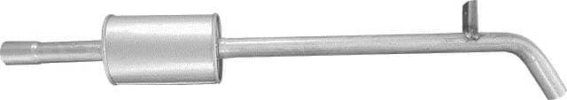 Глушник Посередені Renault Clio 2005-2009, 8200385675, 8200385677
