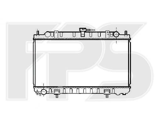 Радіатор Охолодження Nissan Almera 2000-2002, 214106M003