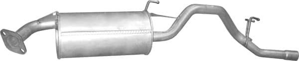 Глушник Задній Honda HRV 1999-2006, 18030-S2H-E00, 18030-S2H-E01, 18030-S2H-E02, 18030-S2H-E10, 18030-S2H-E11