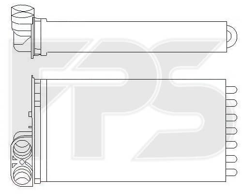 Радіатор Пічки Citroen C2 2003-2009, 6448K9