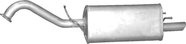 Глушник Задній Chevrolet Tacuma 2000-2008, 962640145, 96264046, 96264047, 96335837