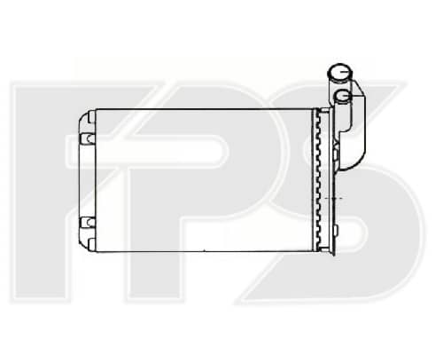 Радіатор Пічки Renault Kangoo 1997-2003, 7701033457, 7701034551, 7701204680, 7701205449