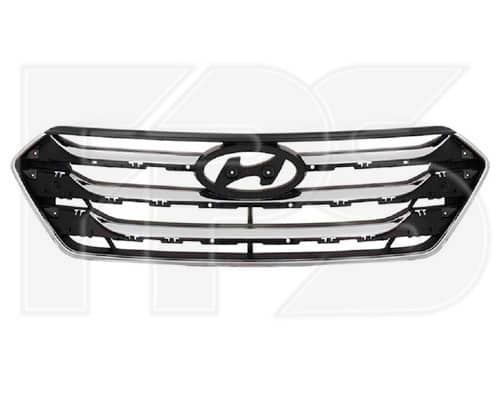 Решітка Радіатора Пластикова Передня Права Hyundai Santa FE 2012-2015