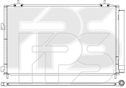 Радіатор кондиціонера Toyota RAV4 2013-2015, 884600R030, 8846042110