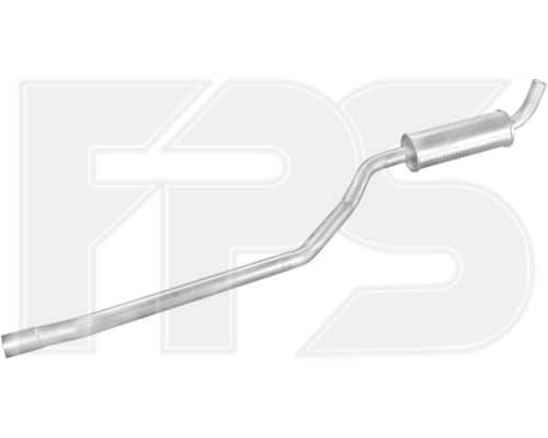 Глушник Посередені ВАЗ / Lada 2101/2107 1970-2012, 2101-1202005, 2103-1202005