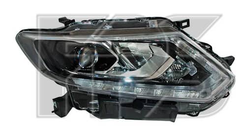 Фара Передня Передня Ліва Nissan Rogue 2013-2017, 260604CC5C, 260604CC6C, 260754CC5C, 260754CC6C