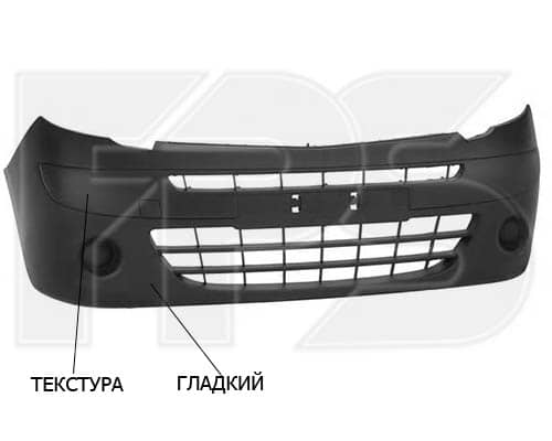 Бампер Передній Правий Renault Kangoo 2008-2013