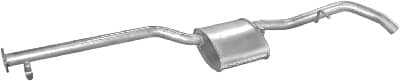 Глушник Посередені Opel Vectra 1988-1995, 852315, 852337, 852360, 90399172