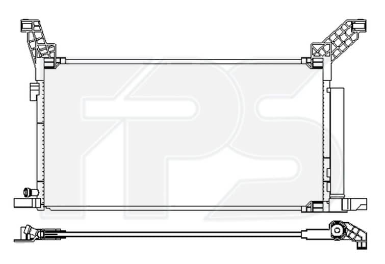 Радіатор кондиціонера Toyota Camry 2024+, 884A006110