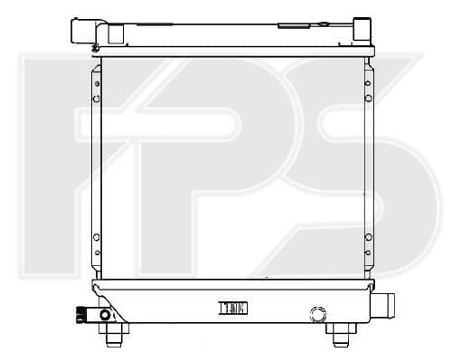 Радіатор Охолодження Mercedes-Benz 124 1984-1996, 2015000503, 2015003703, 2015003903, 2015005703, 2015007603, A1245008303, A2015000503, A2015003703, A2015003903, A2015005703, A2015007603