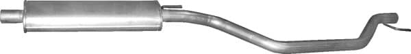 Глушник Opel Vectra 2002-2005, 13113874, 13172612, 5852236, 5852573