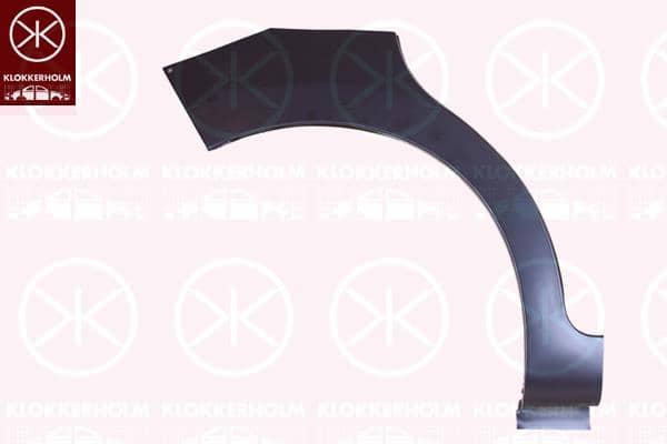 Ремчастина Металева Задня Права Peugeot 207 2006-2012