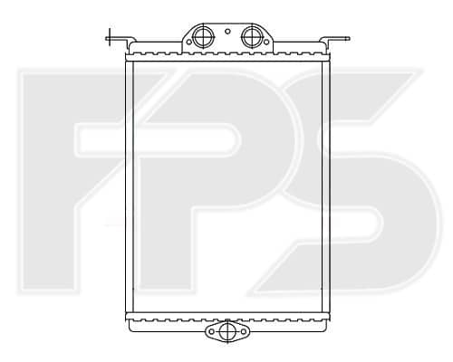 Радіатор Пічки Mercedes-Benz S-Class 1991-1998, 1408300561, A1408300561